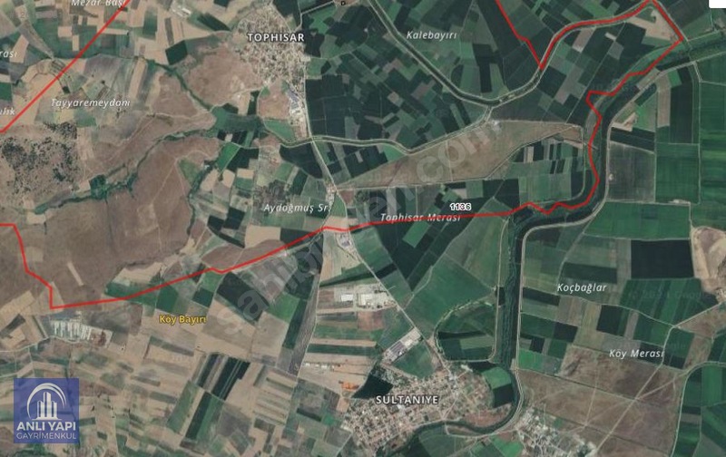 TOPHİSAR'DA SATILIK HOBİ BAHÇELİK ARAZİ