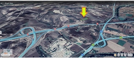 Susurluk Yahyaköy'de Lojistik Alan planında Satılık 7 dönüm Yatırımlık 