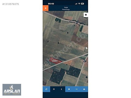 İNEGÖL SÜPÜRTÜ MAHALLESI'NDE YOLA CEPHE 2313 M SATILIK TARLA
