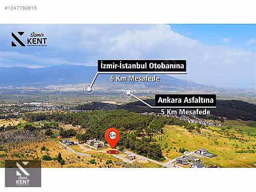 Kemalpaşa Yukarıkızılca Satılık Villa İmarlı Arsa 811 m2