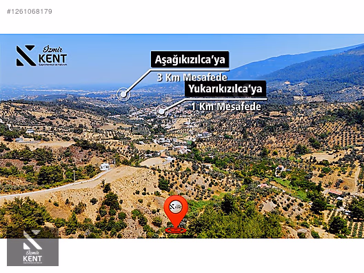 Kemalpaşa Yukarıkızılca Satılık 950 m2 Bahçe Tek Tapu