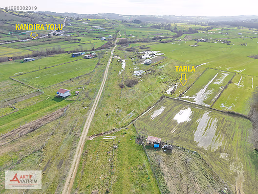 BOLLU'DA DENİZE YAKIN BÖLGE 1333 M2 YERLEŞİME YAKIN TARLA