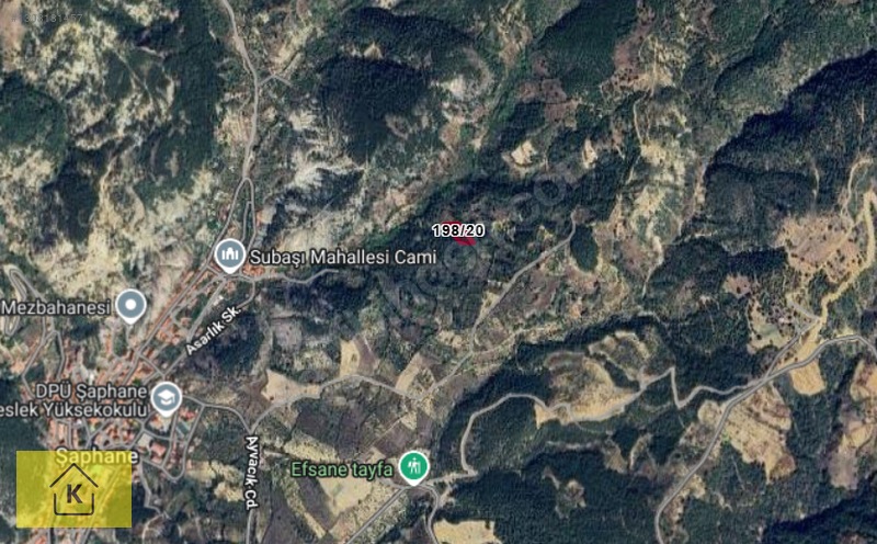 KÜTAHYA ŞAPHANE SUBAŞI KÖYÜNDE 2.217 M² TARLA SATILIKTIR