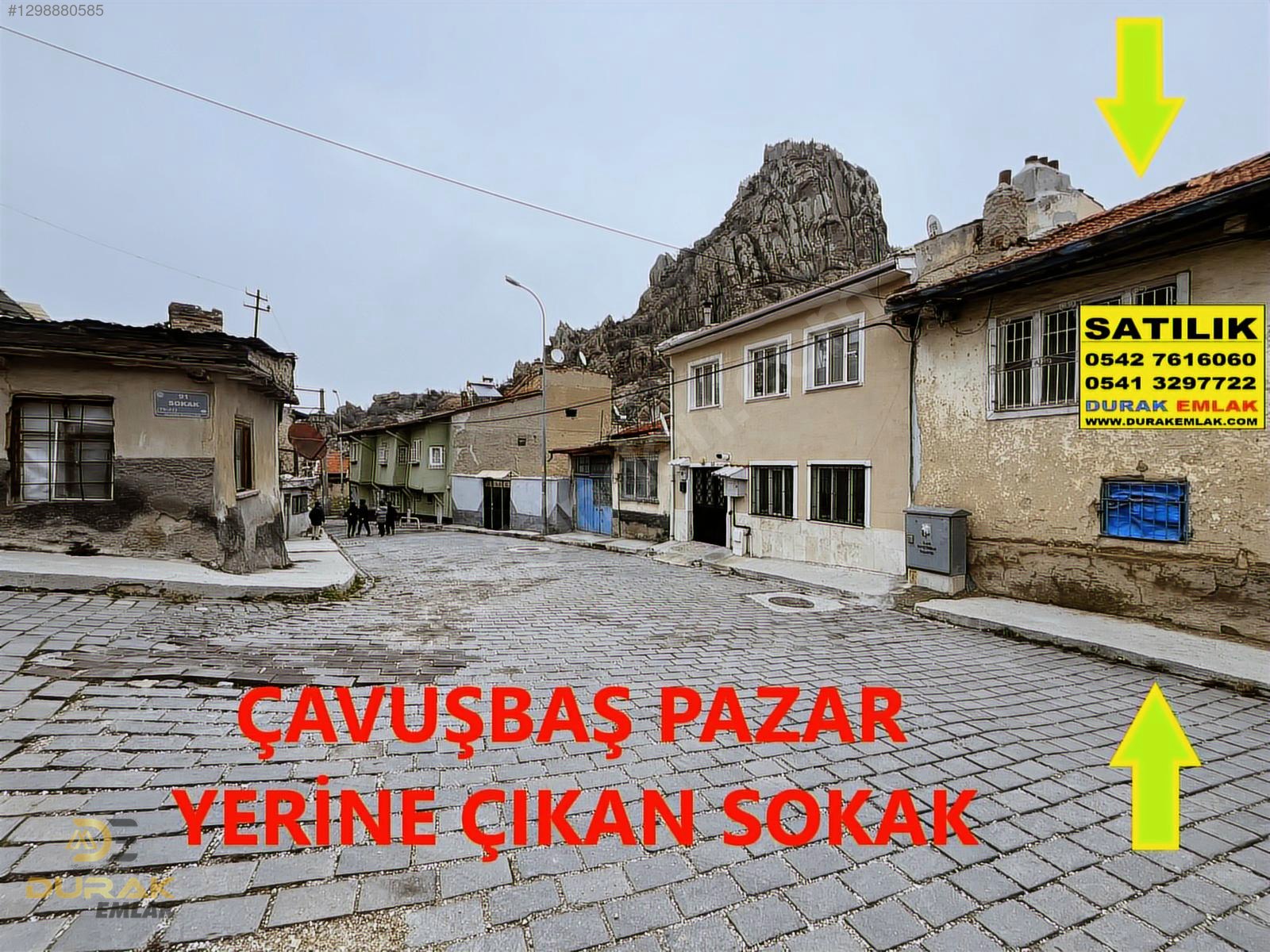 DURAK EMLAK'TAN SATILIK TACİAHMET'TE 2 KATLI MÜSTAKİL EV