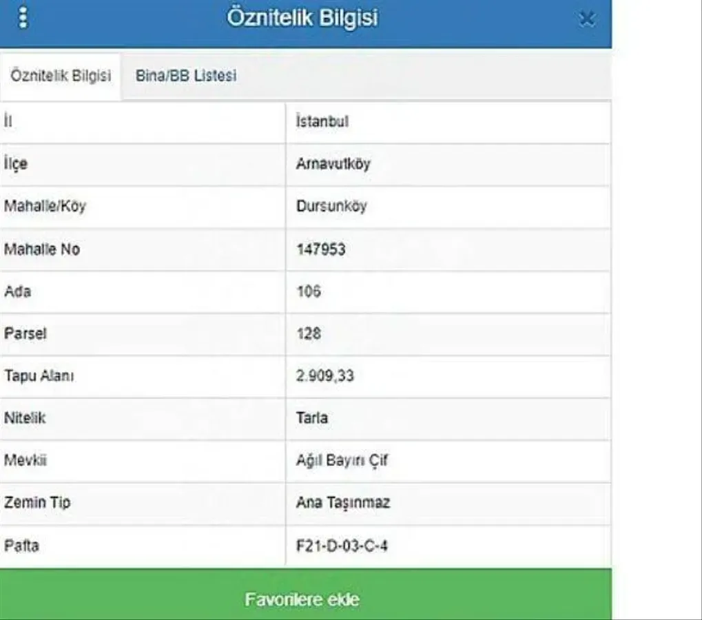 Arnavutköy Dursunköy’de 2.909 m² Tek Tapu, Müstakil Evli Satılık Arsa