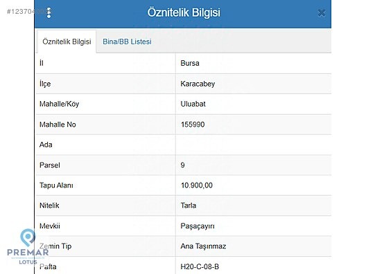 Bursa Uluabat Paşaçayırı Muhteşem Konumlu Satılık Arazi