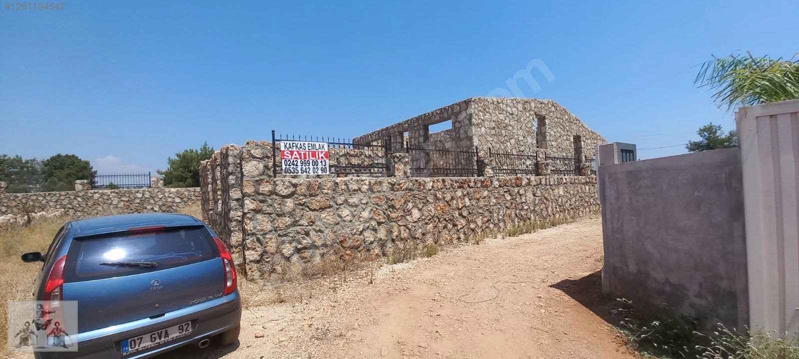 SATILIK DUACI,DA NA TAMAM 600.M2 DUVARLARI ÖRÜLMÜŞ - ANTALYA KEPEZ