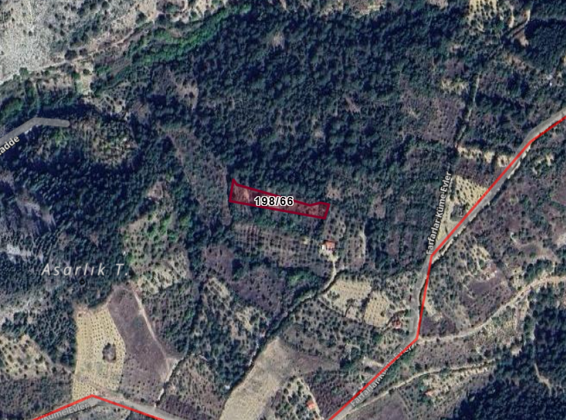  KÜTAHYA ŞAPHANE SUBAŞI KÖYÜNDE  1.609 M²  BAHÇE SATILIKTIR