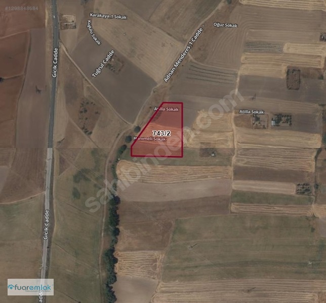 PURSAKLAR ALTINOVA 7432 PARSELDE 234 m2 SATILIK YATIRIMLIK ARSA