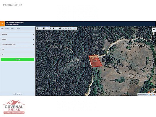 KARABÜK MERKEZ 2006 M2 TEK TAPULU ARAZİ