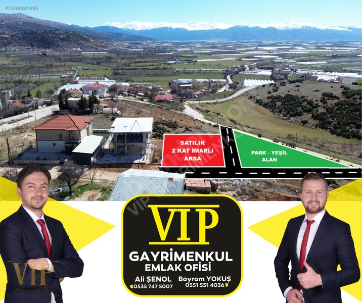VİP GAYRİMENKUL'den KARYAĞDI MAH. KÖŞE PARSEL VİLLA İMARLI ARSA