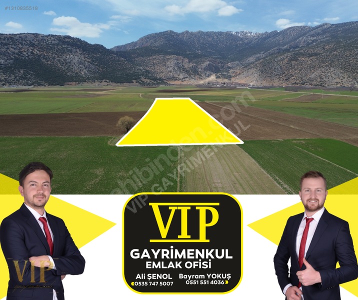 VİP GAYRİMENKUL'den BÖLGENİN EN SULAK YERİNDE 8.041m² TARLA