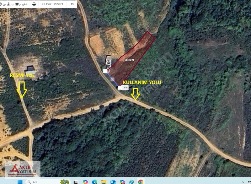 BAĞIRGANLI'DA DENİZE SIFIR TERAS KONUMDA 638 M2 ÖNÜ FULL DENİZ