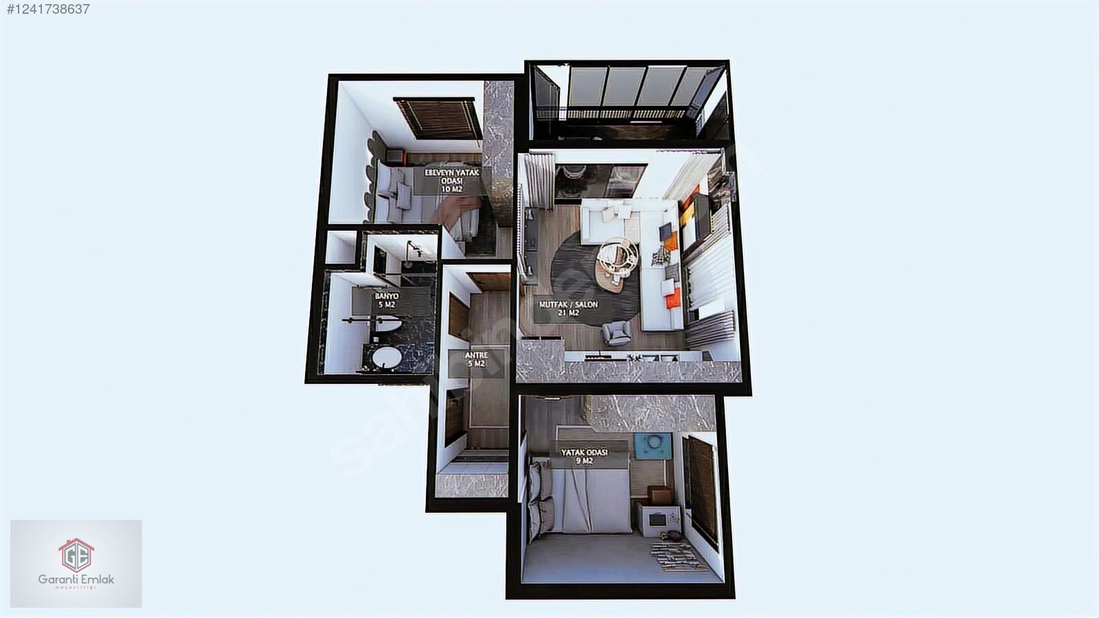 CUMHURİYET MAH 4.KAT 2+1 MELET PROJESİNE YAKIN 75 M2 DAİRE