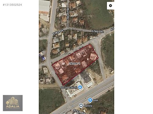 Kepez Sütçülerde Fırsat Hisse Arsa | 168 m² | Acil Satılık