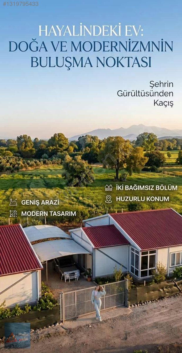 1 ADET FİYATINA 2 ADET BAĞIMSIZ MÜSTAKİL EV