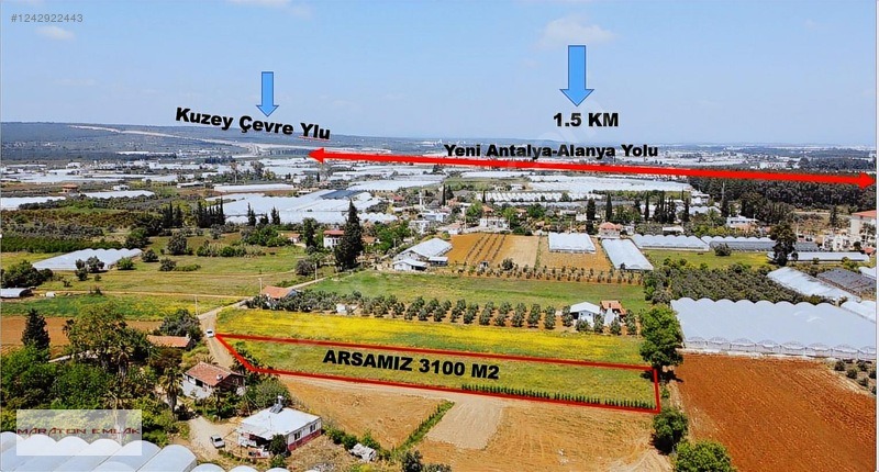 MARATON EMLAK ERKAN ATEŞ DEN AKSU TOPALLI DA MÜSTAKİL 3100 M2