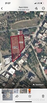 HATAY ARSUZ HATUN DA SATILIK 500 M2 parsel
