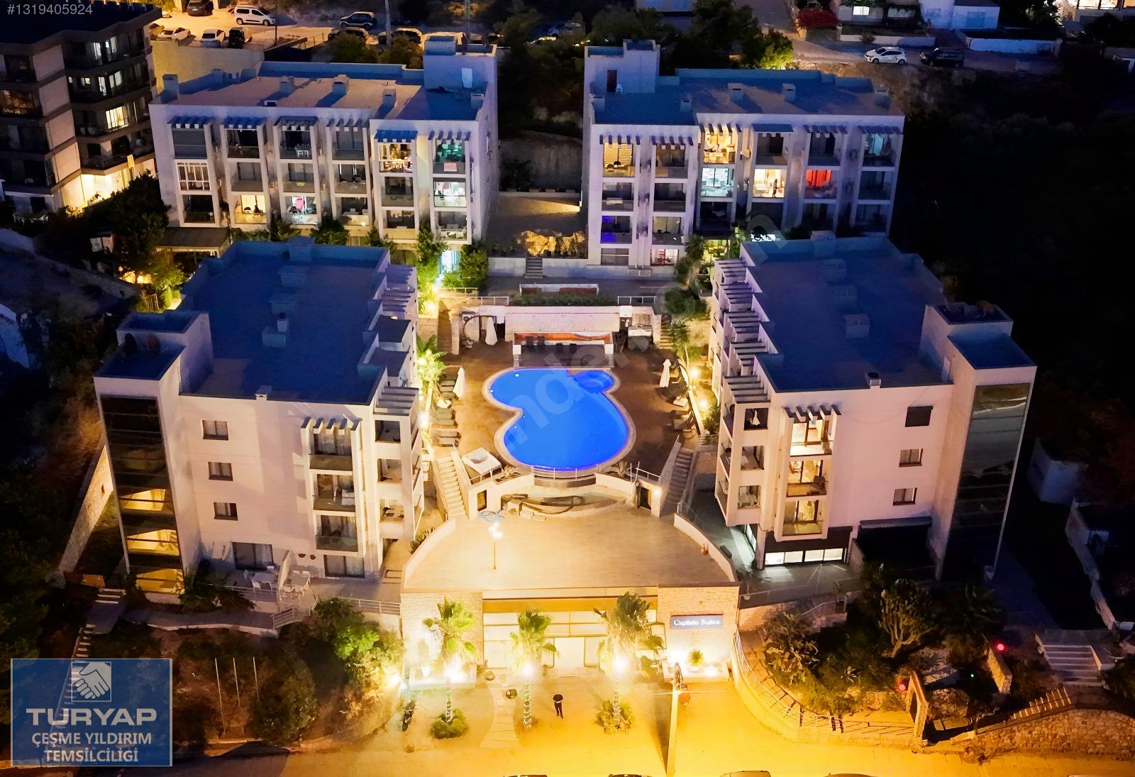 ÇEŞME MERKEZDE KİRALIK HAVUZLU REZİDANS 1+1 DAİRE