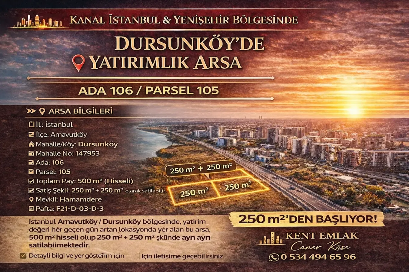 KANAL İSTANBUL & YENİŞEHİR BÖLGESİNDE