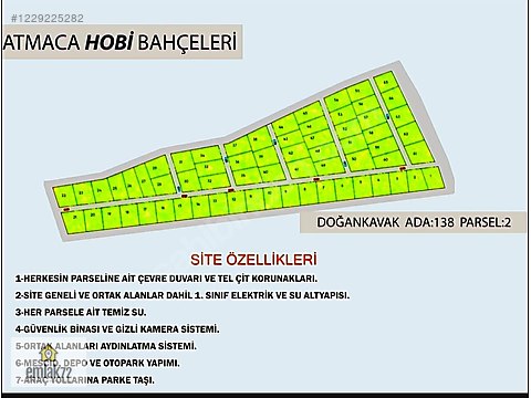 EMLAK 72 'DEN KİREDYE'DE SATILIK TARLA