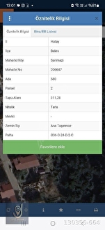 HATAY BELEN SARIMAZI SATILIK 307 M2 İMARLI PARSEL