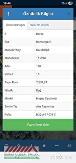 OSMANGAZİ KARABALÇIK 300m2 HİSSE ACİL SATILIK - BURSA OSMANGAZİ