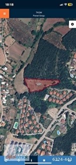 Bademlide Villalara sınır Planda 30 metre yola cepheli 7.200 m2