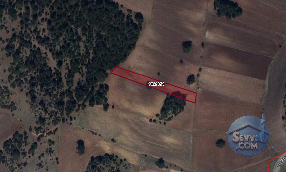 KÜTAHYA MERKEZ YENİ KIZILCAÖREN  KÖYÜNDE  1.568 M² TARLA  SATILIKTIR