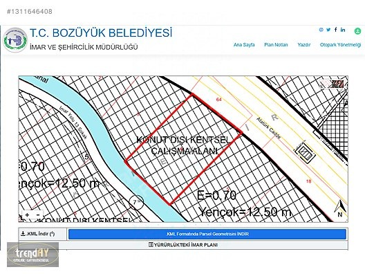 Bozüyük'te Sanayi İmarli Arsa Hissesi