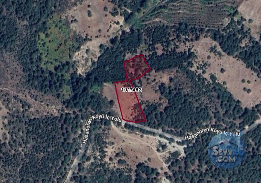 KÜTAHYA SİMAV HASANÖREN  KÖYÜNDE  7.016 M² TARLA  SATILIKTIR