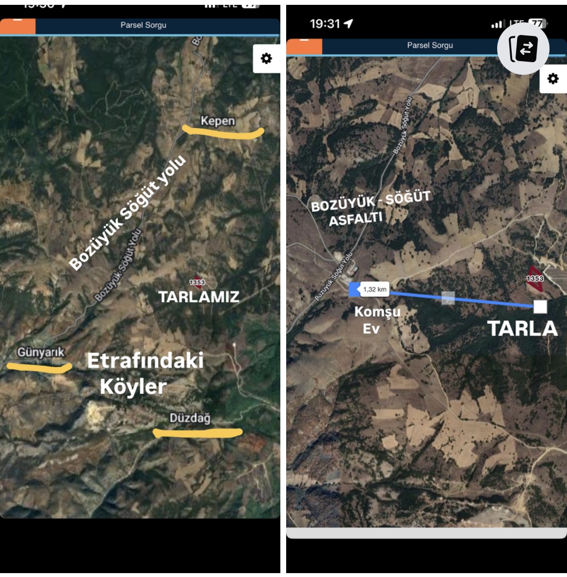 YATIRIMLIK 8,300 m2 GES’e KOMŞU TARLA - BİLECİK-SÖĞÜT-KEPEN - BİLECİK SÖĞÜT fotoğraf 11