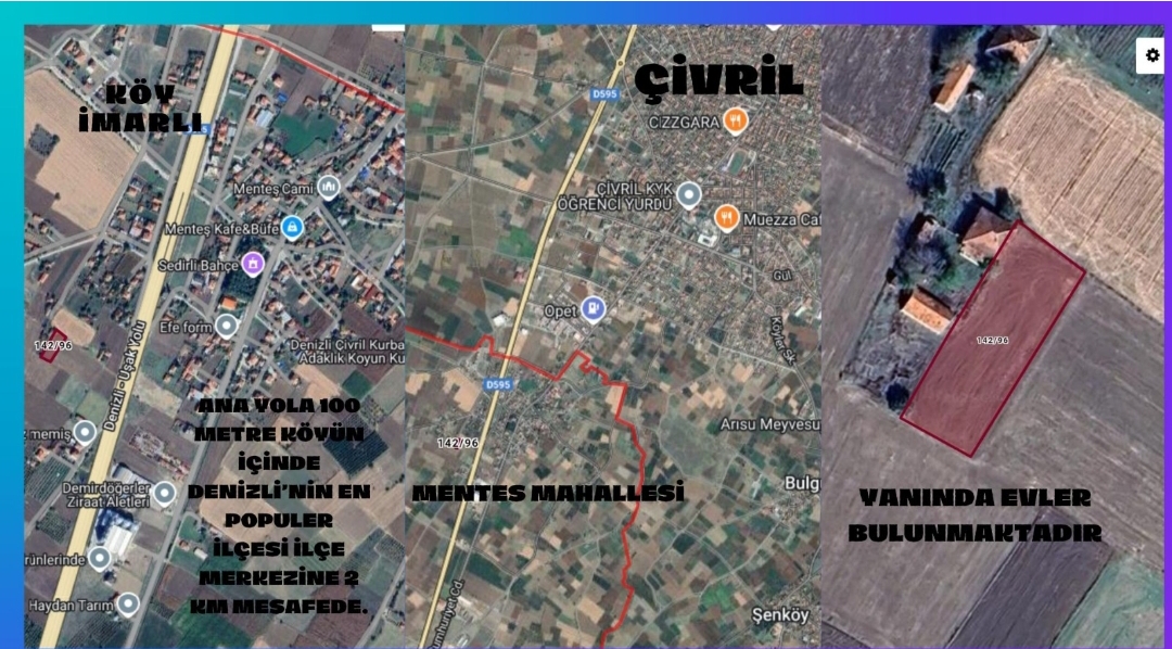 Denizli Çivril ilçesi Menteş mahallesinde satılık arsa emlak piyasasında en ilçe - İSTANBUL KÜÇÜKÇEKMECE fotoğraf 11