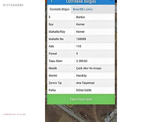 KEMER KONAK MAH 4800 M2 ARSA İÇİNDE 3000 M2 KAPALI BESİ ÇİFTLİĞİ