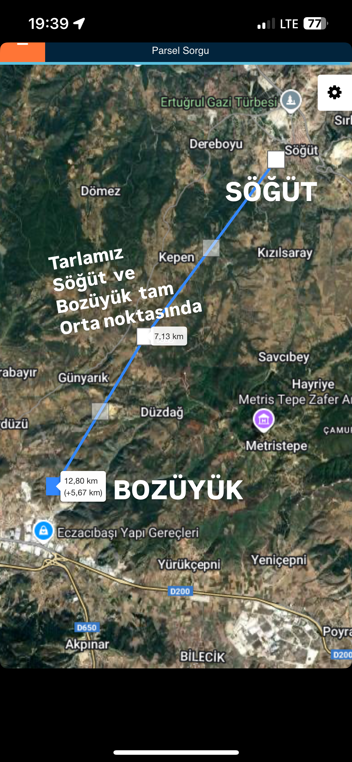 YATIRIMLIK 8,300 m2 GES’e KOMŞU TARLA - BİLECİK-SÖĞÜT-KEPEN - BİLECİK SÖĞÜT fotoğraf 7