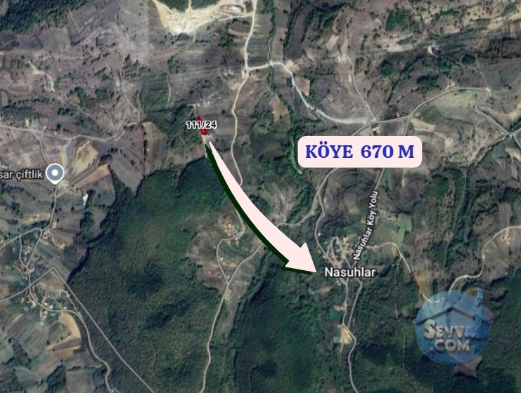 KOCAELİ KANDIRA NASUHLAR KÖYÜNDE YOLA SIFIR 779 M² SATILIKTIR