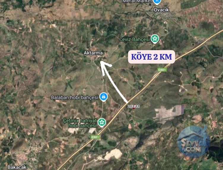 BALIKESİR KARESİ AKTARMA KÖYÜNDE 8.440 M² TARLA SATILIKTIR