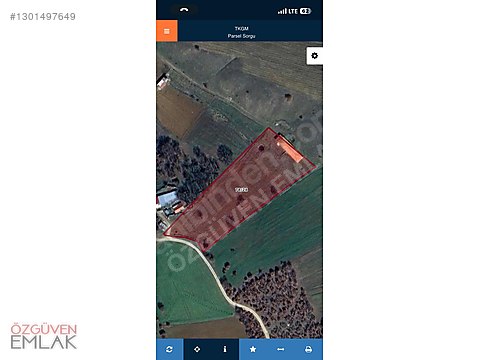 Bilecik büyükbelen'de 6914 m2 satılık tarla