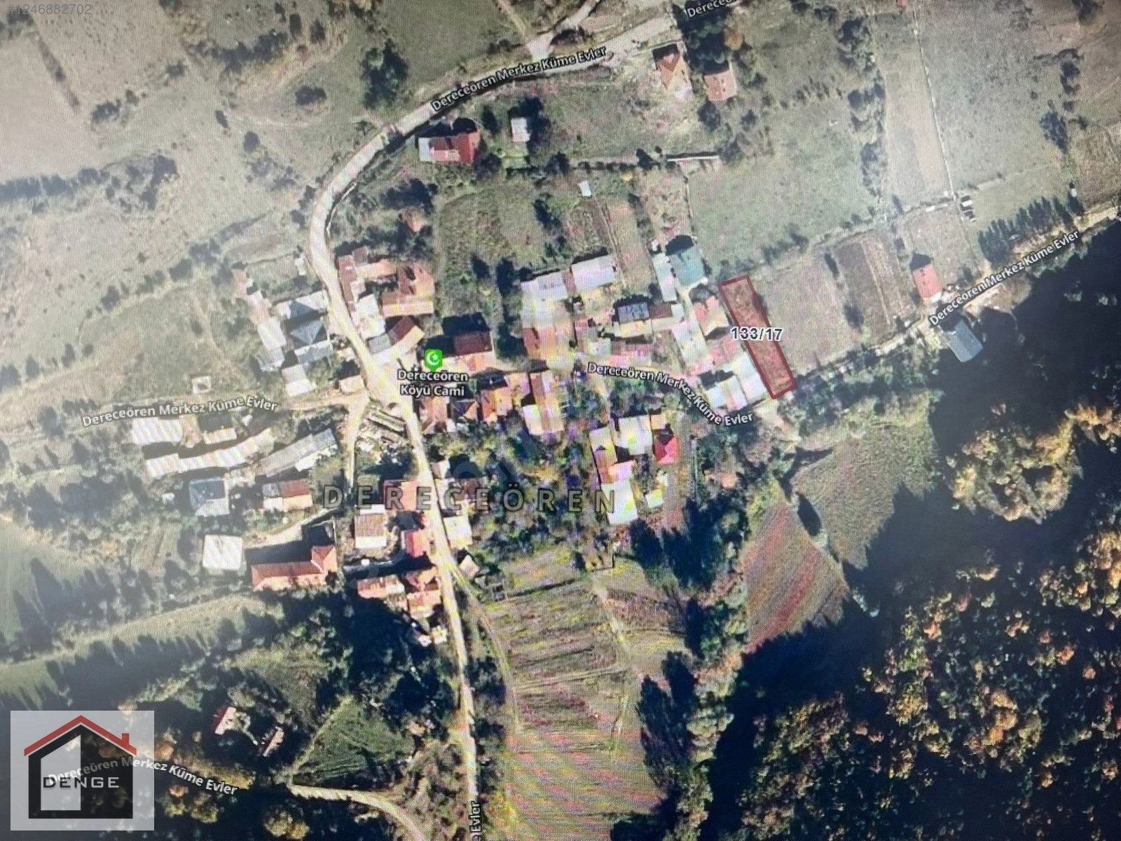 BOLU DERECEÖREN'DE YOL CEPHELİ,KÖY İÇİ İMARLI TARLA