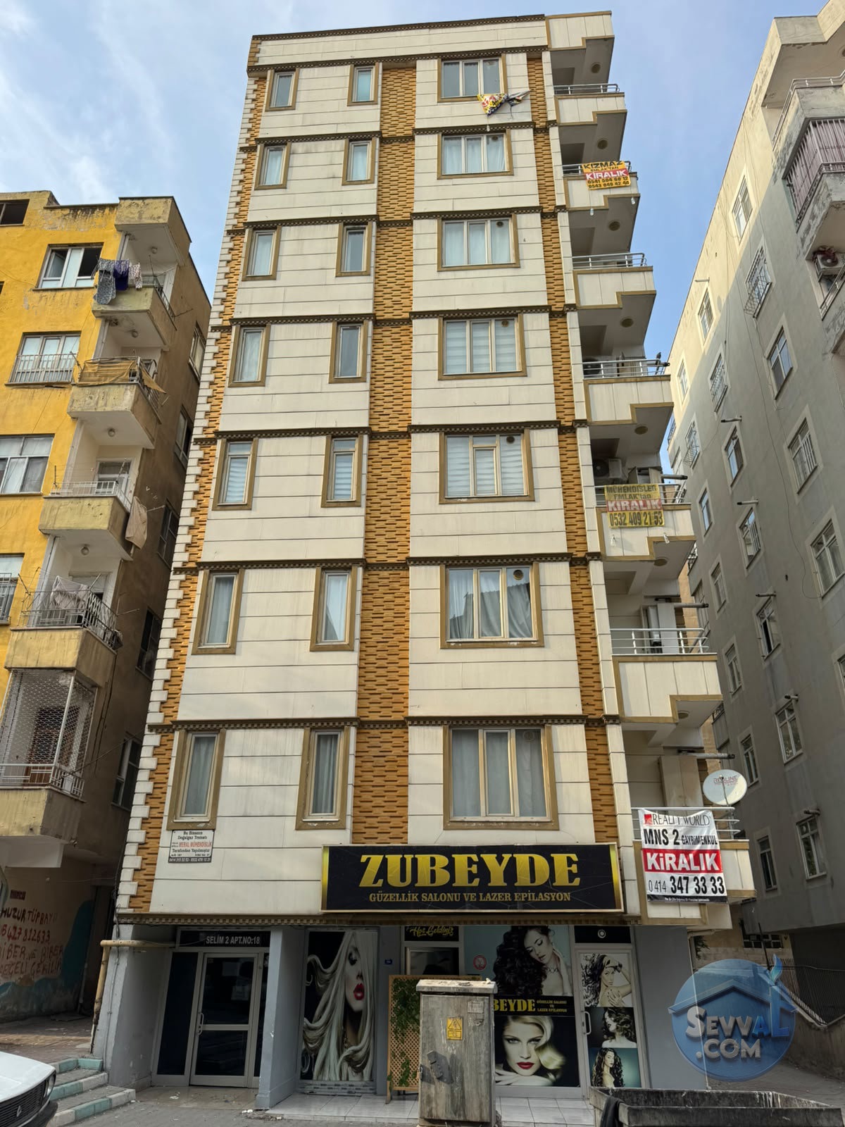CENGİZ TOPEL MAH 1.KAT 1+1 D.GAZLI, ASANSÖRLÜ - ŞANLIURFA HALİLİYE fotoğraf 1