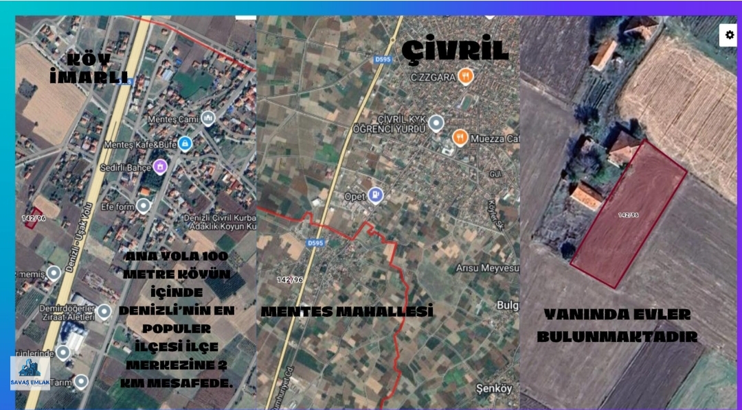 Denizli Çivril ilçesi Menteş mahallesinde satılık arsa emlak piyasasında en ilçe - İSTANBUL KÜÇÜKÇEKMECE fotoğraf 4