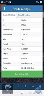 Milas Kızılcayıkık’ta Yol Cepheli 5.221 m² Manzaralı Zeytinlik