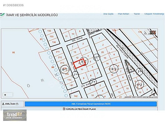 Yenidoğan'da Satılık 175m² Müstakil Ev Arsası