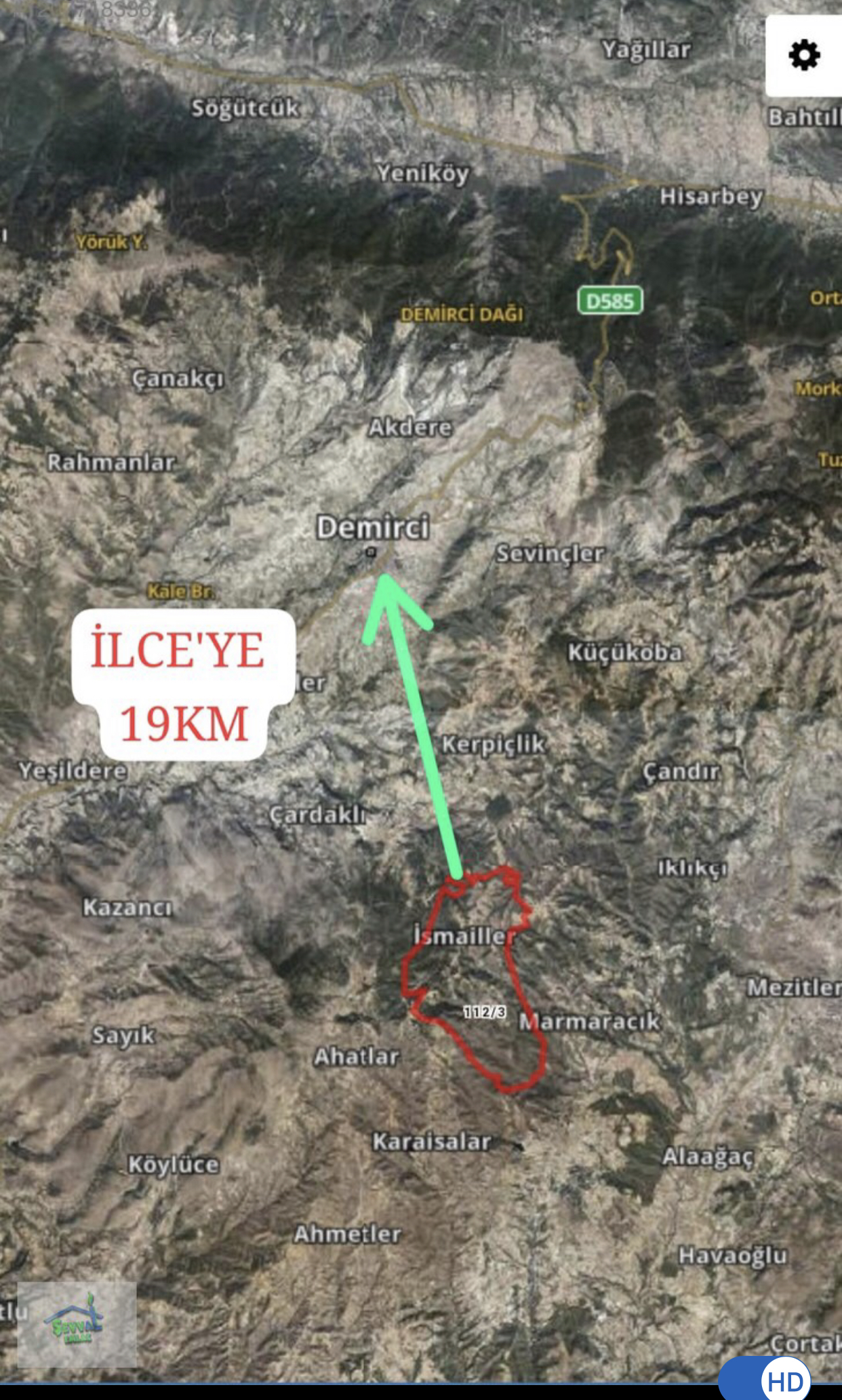 Manisa Demirci İsmailler Köyünde 35 m2Arsa - MANİSA DEMİRCİ fotoğraf 4