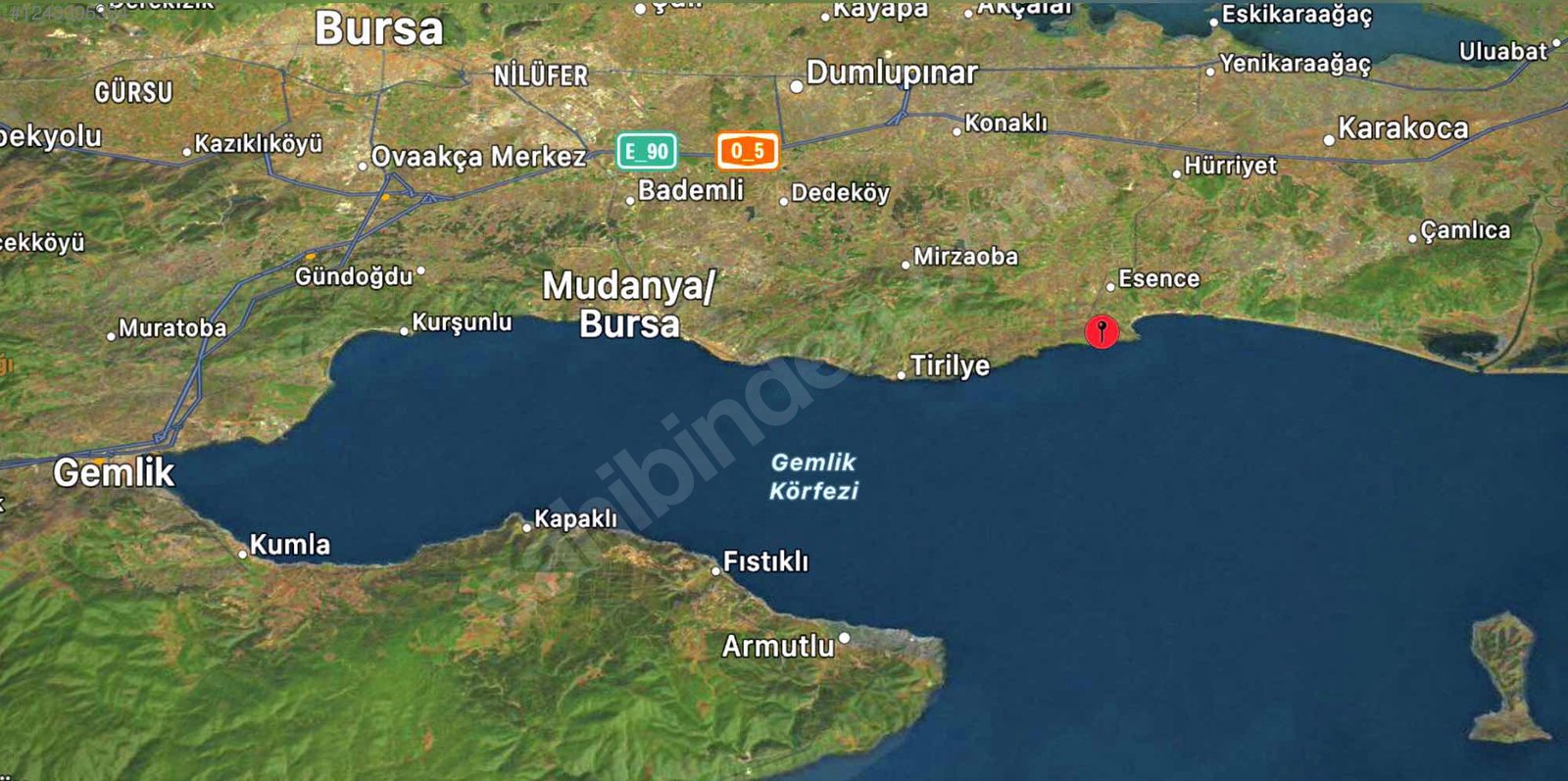 BURSA MUDANYA ESENCE'DE DENİZ MANZARALI 1190 m2 ARAZİ - BURSA MUDANYA fotoğraf 7